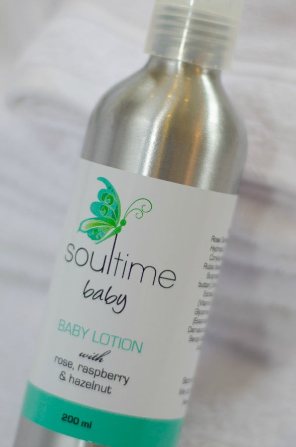 Soultime Baby-Rose, Raspberry & Hazelnut Lotion