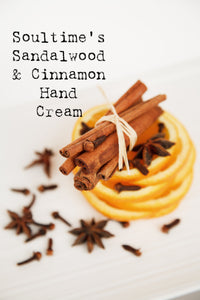 Soultime Men-Sandalwood & Cinnamon Hand Cream